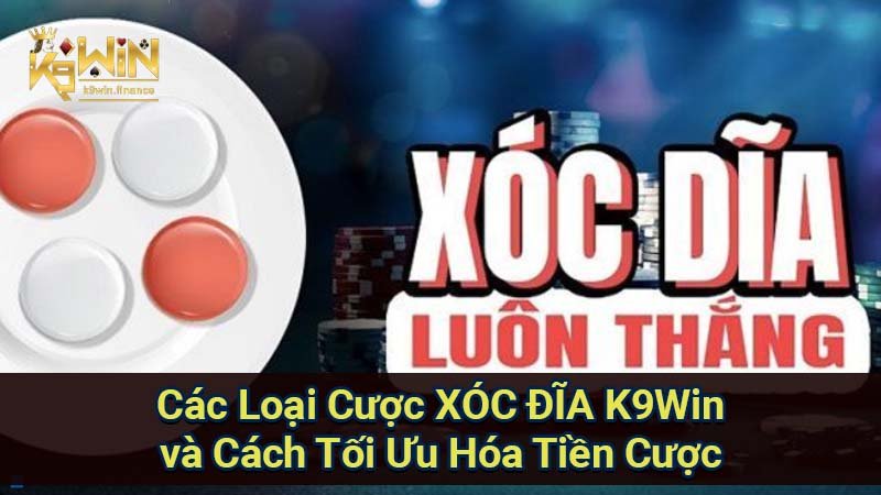 Chiến Thuật Xóc Đĩa K9win: Tối Ưu Hóa Tiền Cược & Thắng Lớn 4 Các Loại Cược XÓC ĐĨA K9Win và Cách Tối Ưu Hóa Tiền Cược